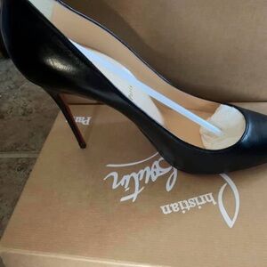 Christian Louboutin Black Heels with Red Sole